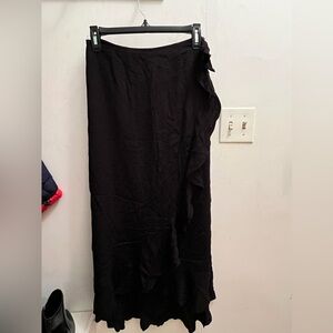 Illa Illa S Black Wrap Skirt